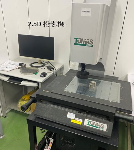 2.5D 影像投影量測機
